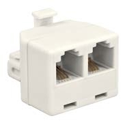 <div>CONECTOR TELEFONO MACHO - 2 HEMBRAS</div>