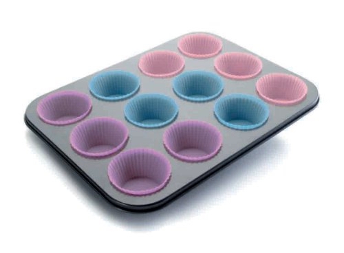 <div>MOLDE MUFFIN 12 CAVIDADES + 12 CAPSULAS</div>