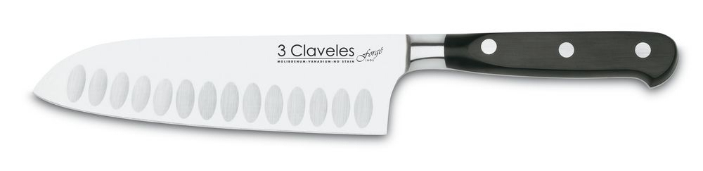 <div>CUCHILLO SANTOKU ALVEOL 3 CLAVELES FORGE 1565 17CM</div>