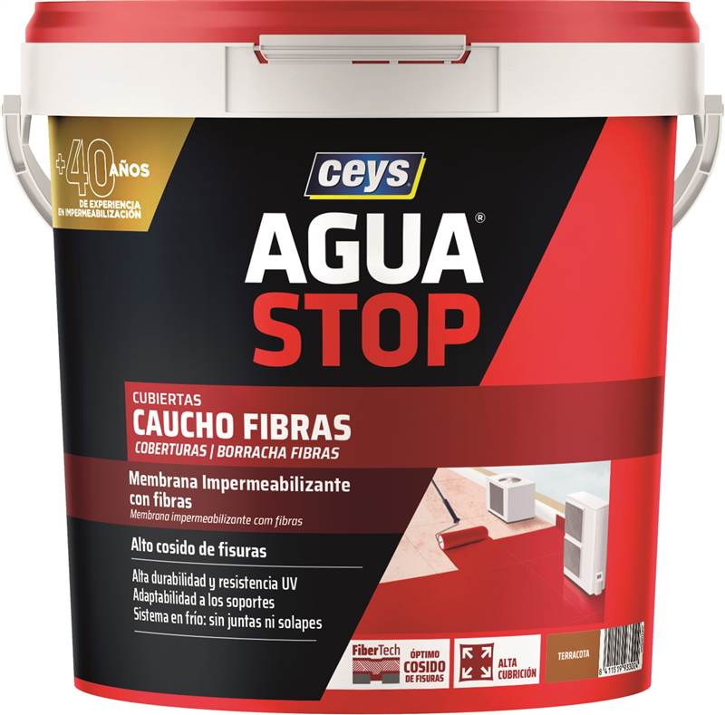 <div>AGUA-STOP CAUCHO FIBRAS TERRACOTA 5KG</div>