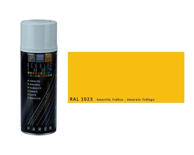 <div>SPRAY PINTURA AMARILLO TRAFICO RAL1023 400ML FAREN</div>