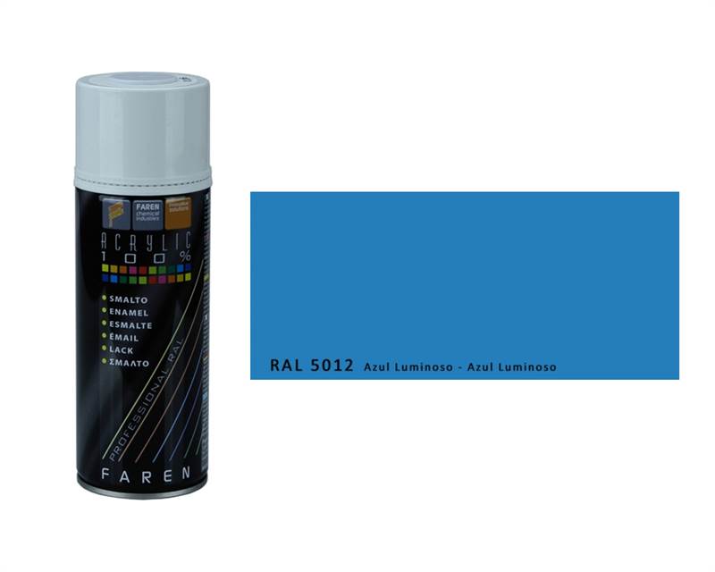 <div>SPRAY PINTURA AZUL LUMINOSO RAL5012 400ML FAREN</div>