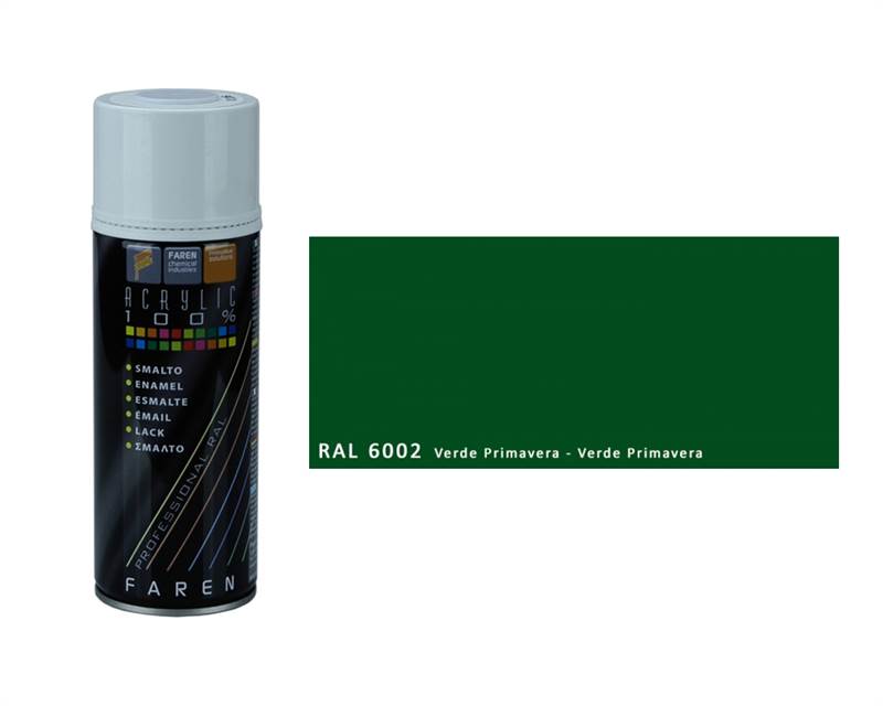 <div>SPRAY PINTURA VERDE PRIMAVERA RAL6002 400ML FAREN</div>