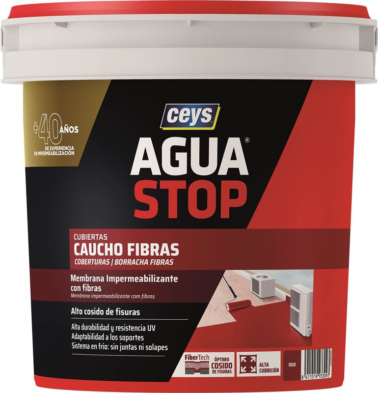 <div>AGUA-STOP CAUCHO FIBRAS ROJO 1KG</div>